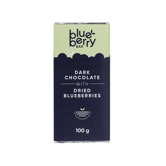 Blueberry Dark Chocolate with Dried Blueberries